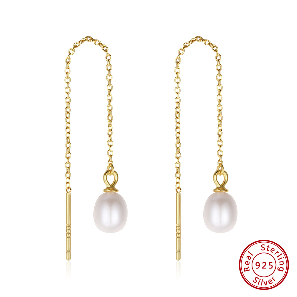 Freshwater Line - KISS MANDY 925 Silber Exquisite 14k