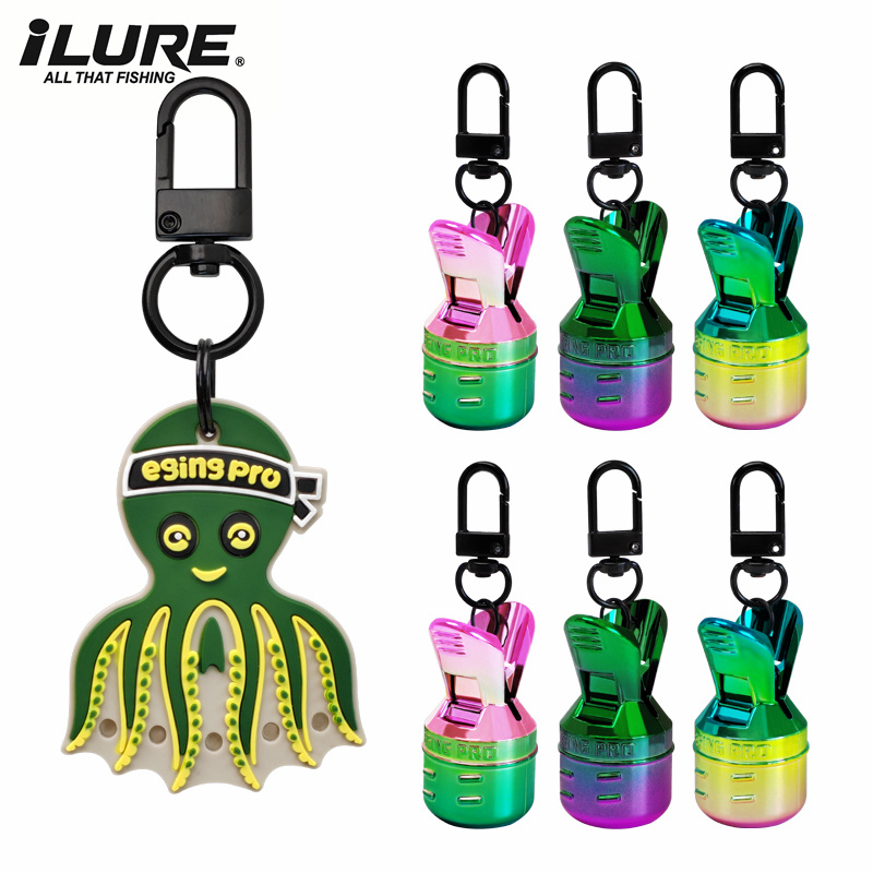Fishing Line Dispenser - Neues Elektroplattiertes Tintenfisch-Jig-Köder-Schutzset M+ 6 Stück