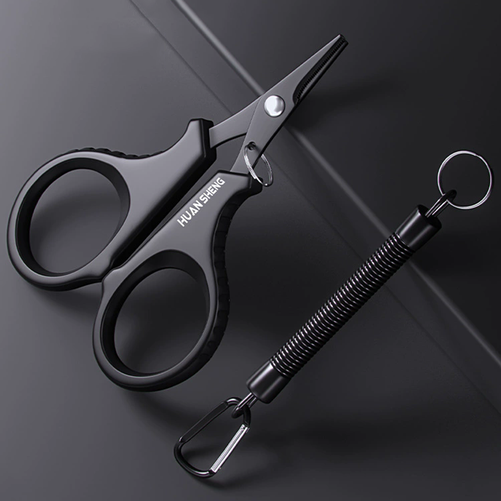Fishing Line Dispenser - 1set Titan Beschichtung Edelstahl Angeln Scissor