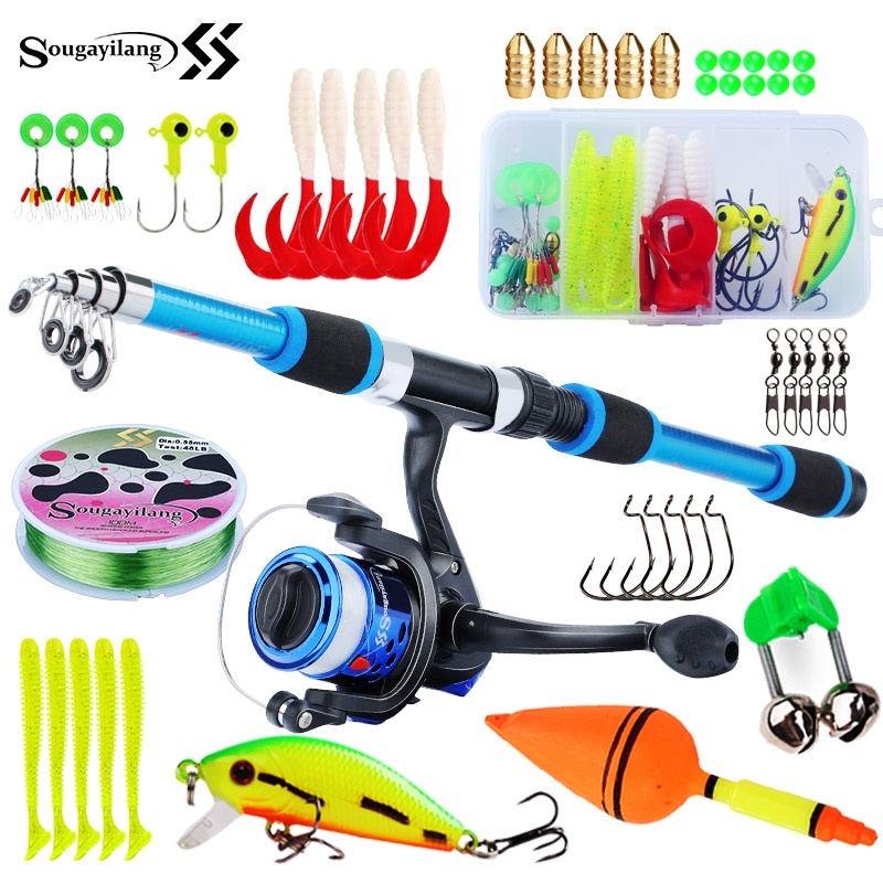 Freshwater Line - Sougayilang Angelruten-Set für Kinder, komplette Kits