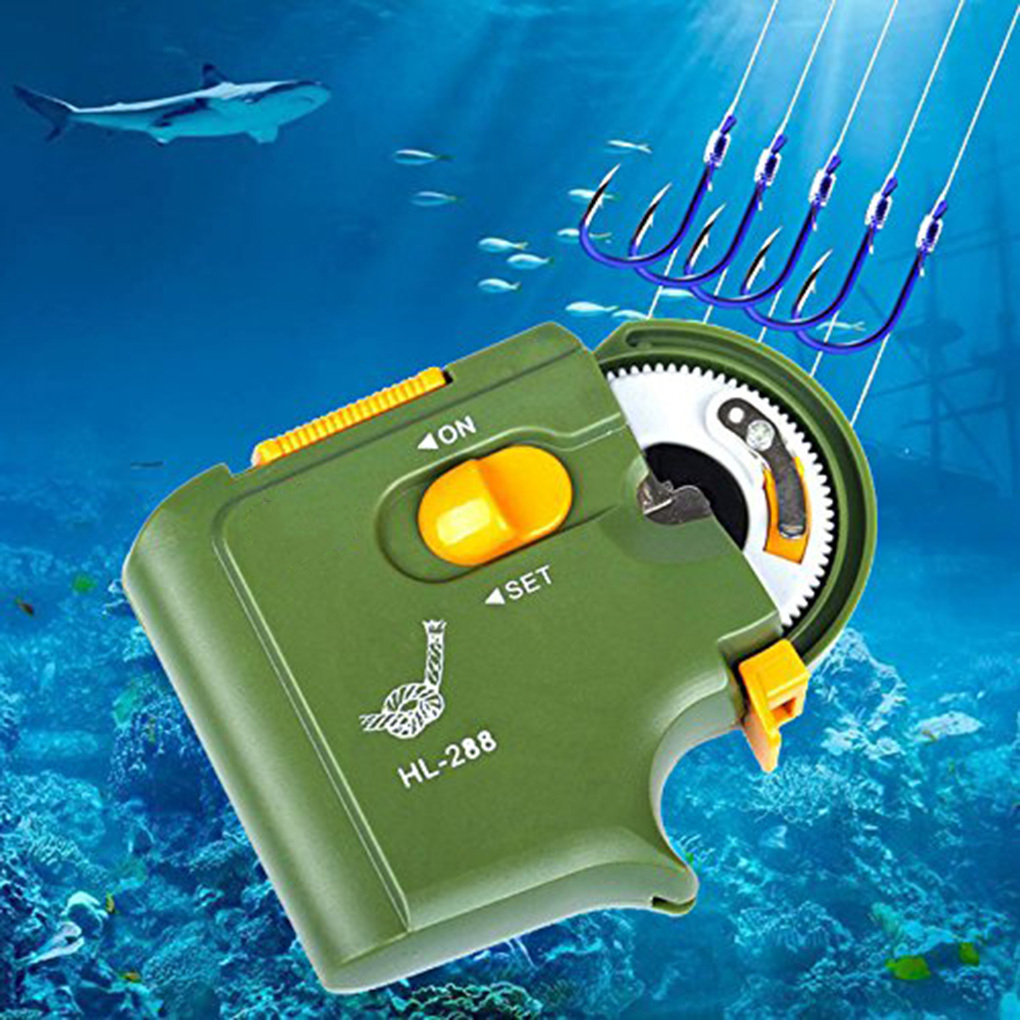 Fishing Line Dispenser - Angelhaken-Bindemaschine HL-288 Modell 3, hochwertiges Kunststoff-wasserdichtes