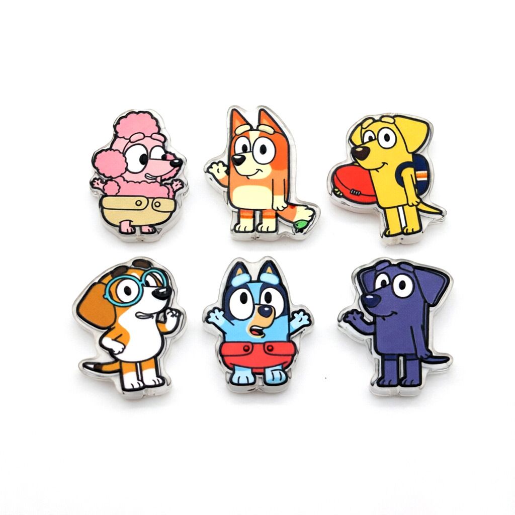 10 Stück Cartoon-Hund-Acryl-DI – Penn Reel Fierce Bewertung und Preis